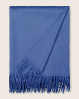 Trentino Cashmere Throw in denim