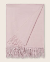 Trentino Cashmere Throw in dusty pink