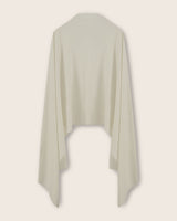 Radiant Cashmere Sequin Wrap in ivory back