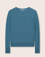 Pura Baby Cashmere Crew Neck Sweater in seafoam