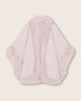 Pink fur trimmed Cervinia Cape