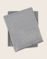 Gotham Whipstitch Cashmere Throw in grey