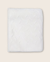 Éire Multi-Cable Cashmere Throw in ivory