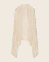 St Tropez lightweight cashmere wrap in Champagne