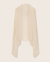 St Tropez lightweight cashmere wrap in Champagne
