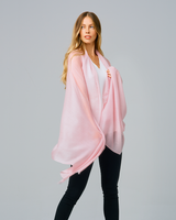 st tropez lightweight cashmere wrap in dusty pink