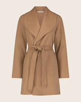 Victoria Coat in camel front