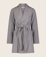 Victoria Coat in grey front