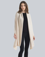 Voyage Cashmere Travel Wrap in oatmeal