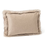 Finland Fur and Cashmere Pillow 14" x 20"