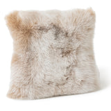 Finland Fur and Cashmere Pillow in Blush 16" x 16"