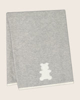Baby Bear Blanket in Grey/Ivory