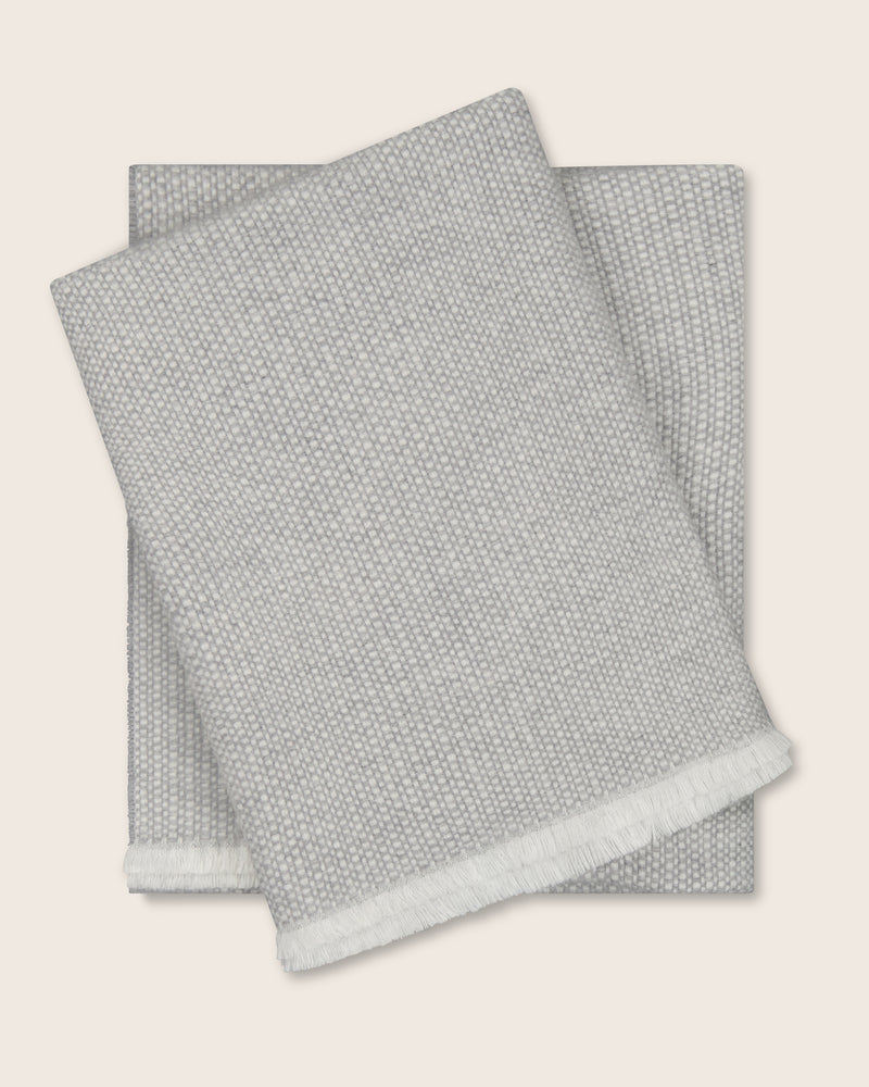 Empire Cashmere Throw in Grey