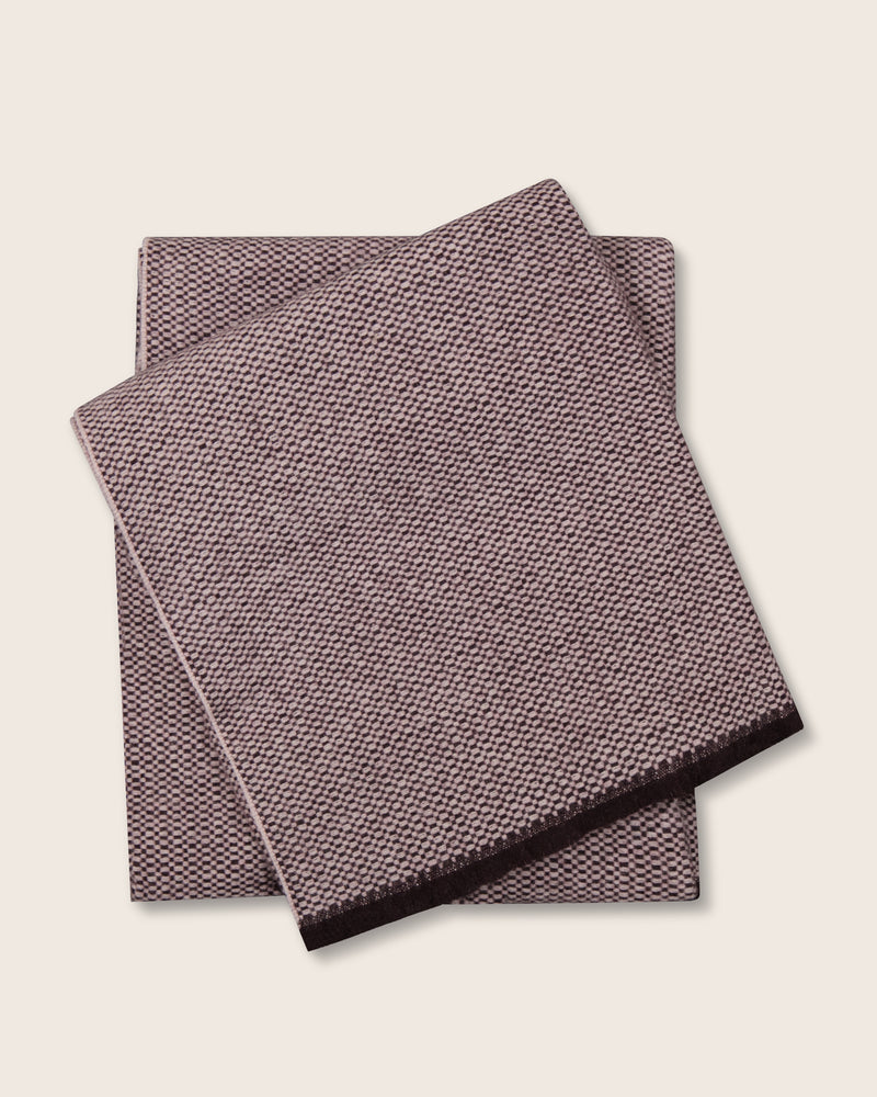 Empire Cashmere Throw in Fig