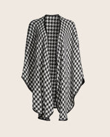 Houndstooth cape