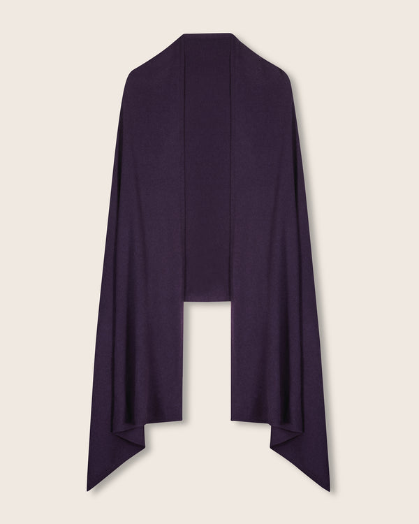 Voyage Cashmere Wrap in Currant