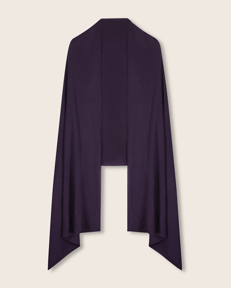 Voyage Cashmere Wrap in Currant