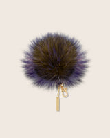Black Multi Pom Charm