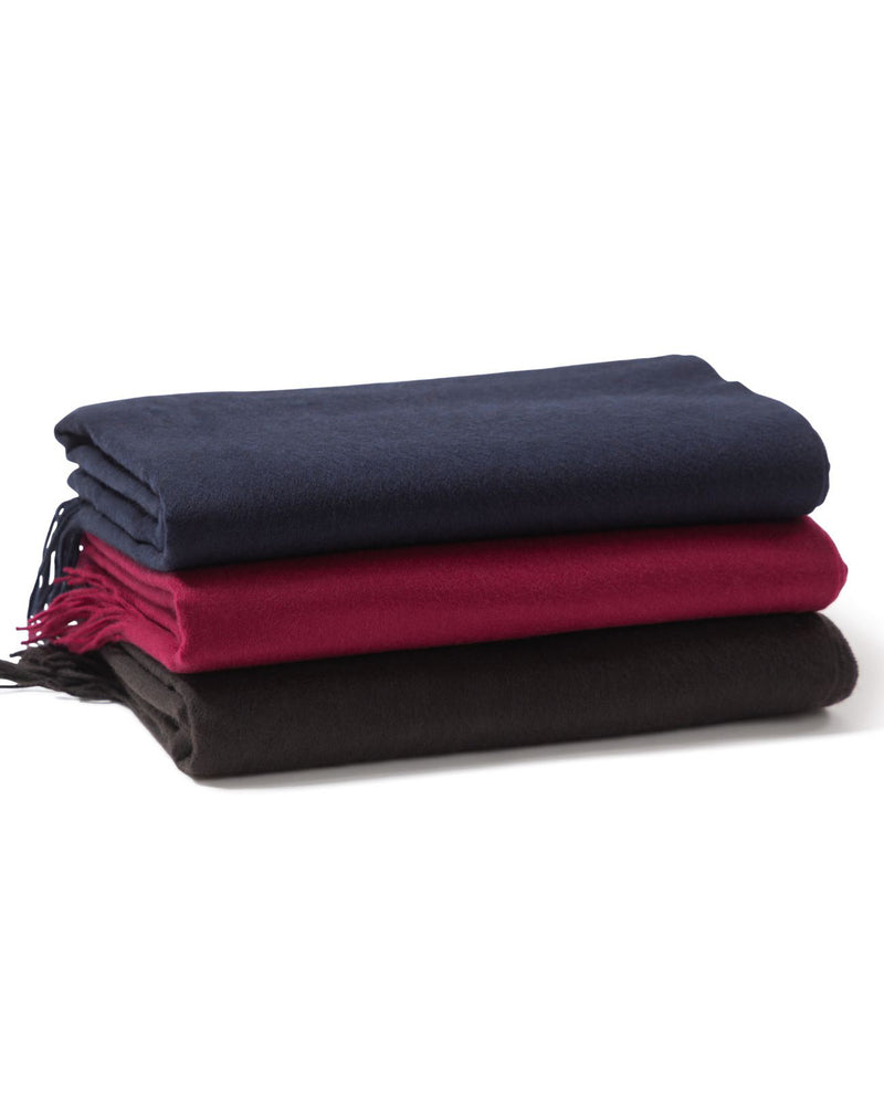 Fringed Woven Throw in Classics