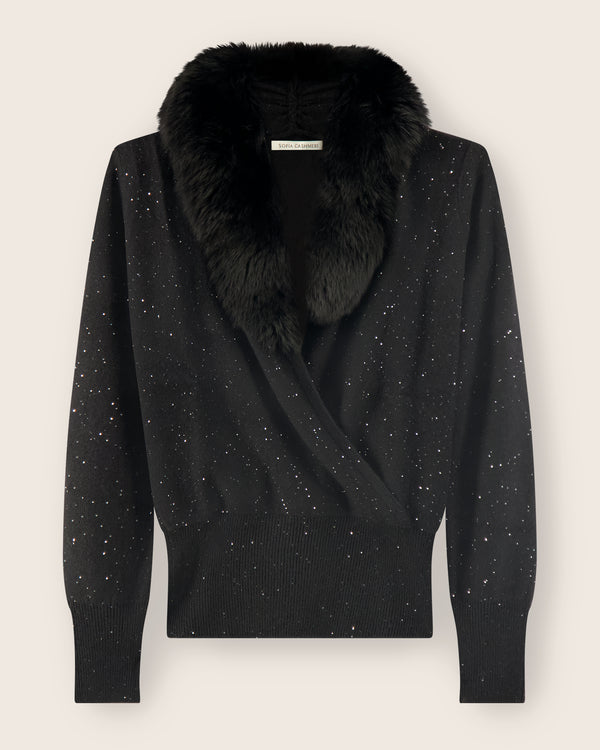 【新品、タグ付き✨】Fancy Cashmere Blend Pullover Luxe Cashmere Fisherman Quarter Zip Tunic – NAADAM