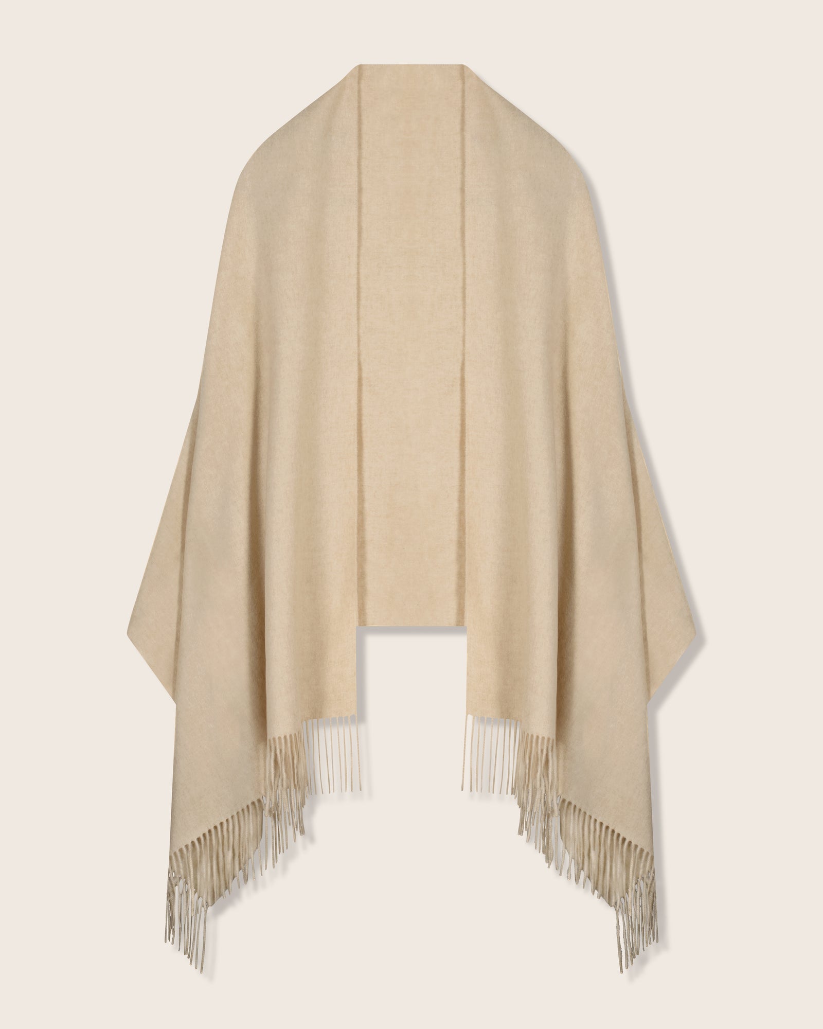 Cashmere Wrap with Long Fringe Detail | Sofia Cashmere – SofiaCashmere