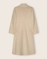 Back view of Camel hair Princess Coat in Blonde