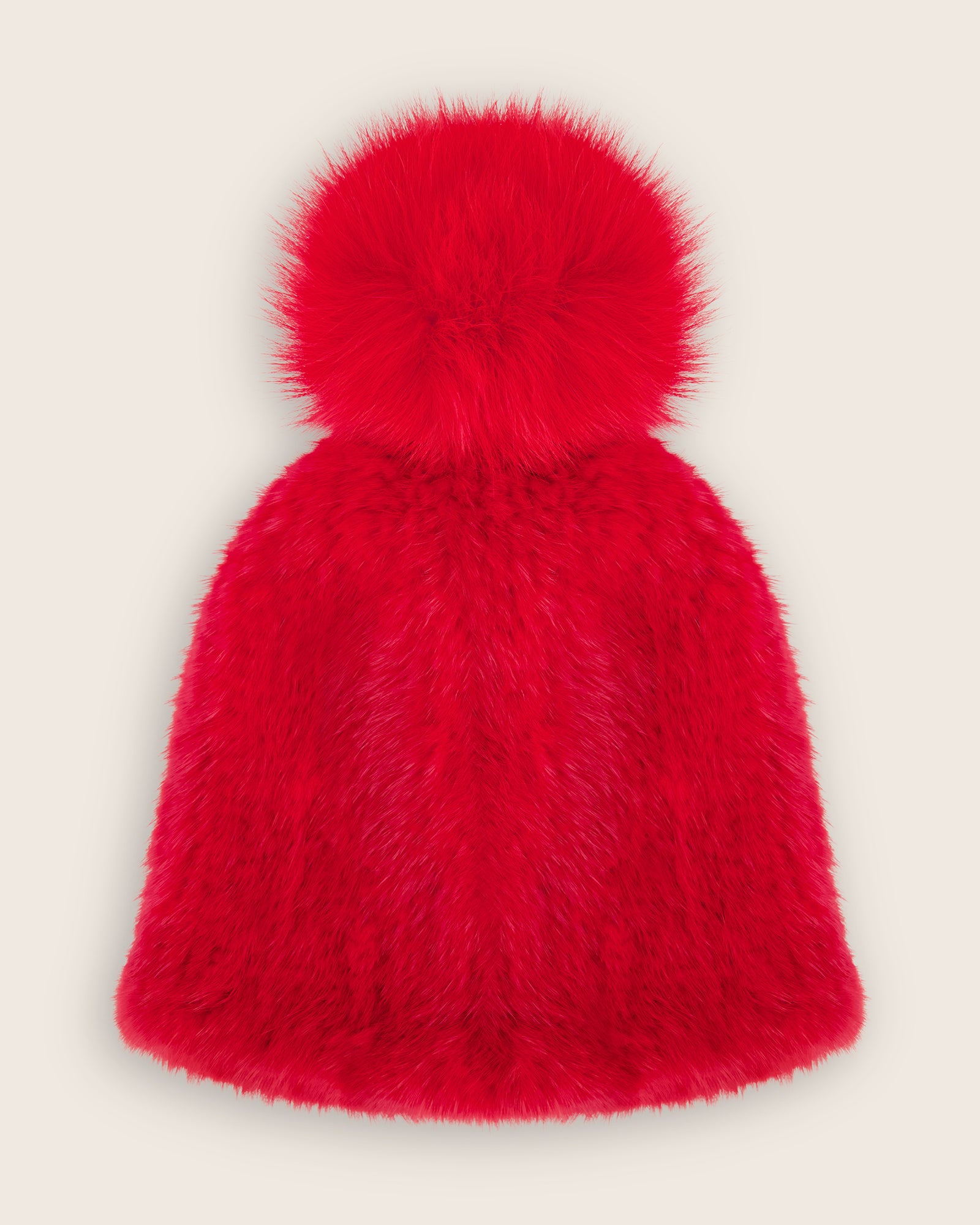 Luxuriously Soft Mink Hat with Fur Pom | Sofia Cashmere