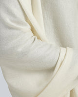 Cashmere Lurex and Sequin Wrap in oatmeal