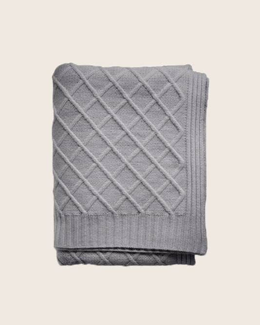 Lattice Design Cashmere Throw/ Blanket | Sofia Cashmere – SofiaCashmere