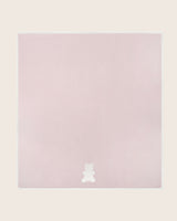 Bear Baby Blanket in Baby Soft Pink/Ivory
