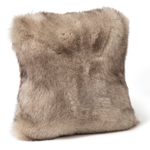 Finland Fur and Cashmere Pillow 16" x 16"